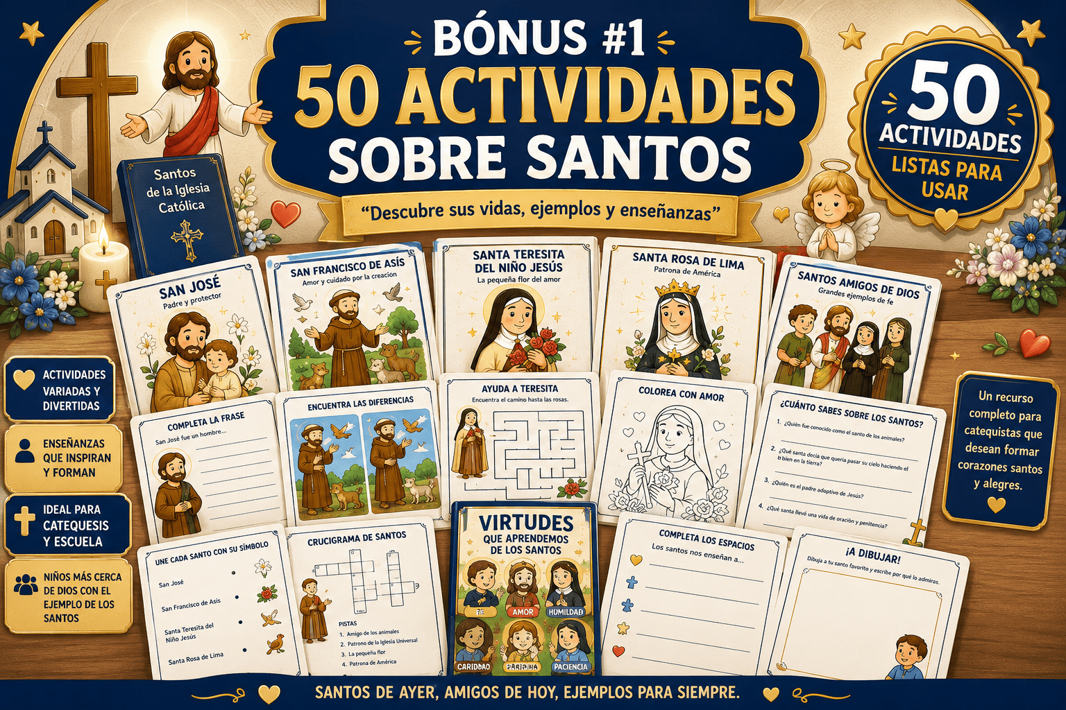 50 ACTIVIDADES SOBRE SANTOS